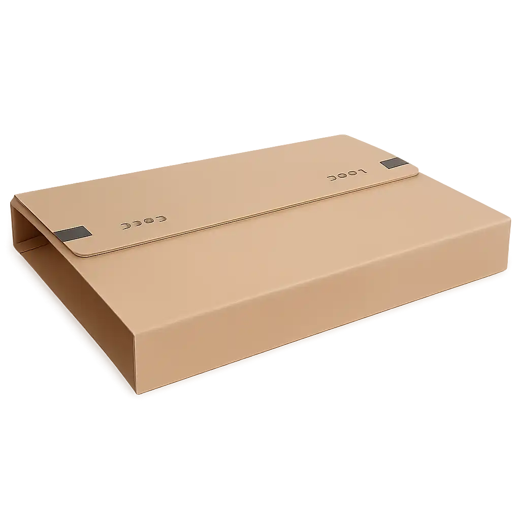 Bruine Golfkarton Boekverpakking 335x275x80mm - Perfecte Bescherming voor Uw Boeken (25 stuks)