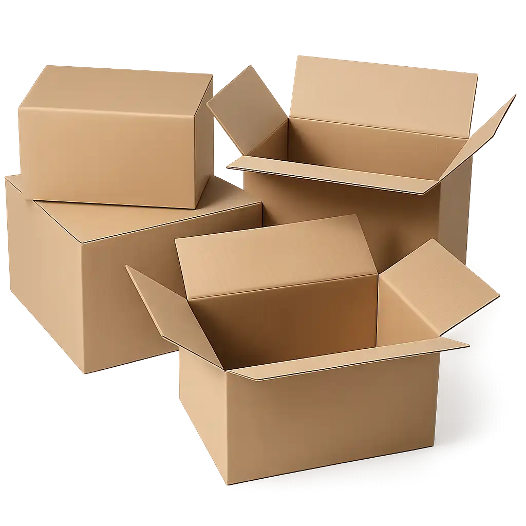 Duurzame Amerikaanse Vouwdoos van Dubbel Golfkarton - 305x220x250mm - Bruin (15 stuks)