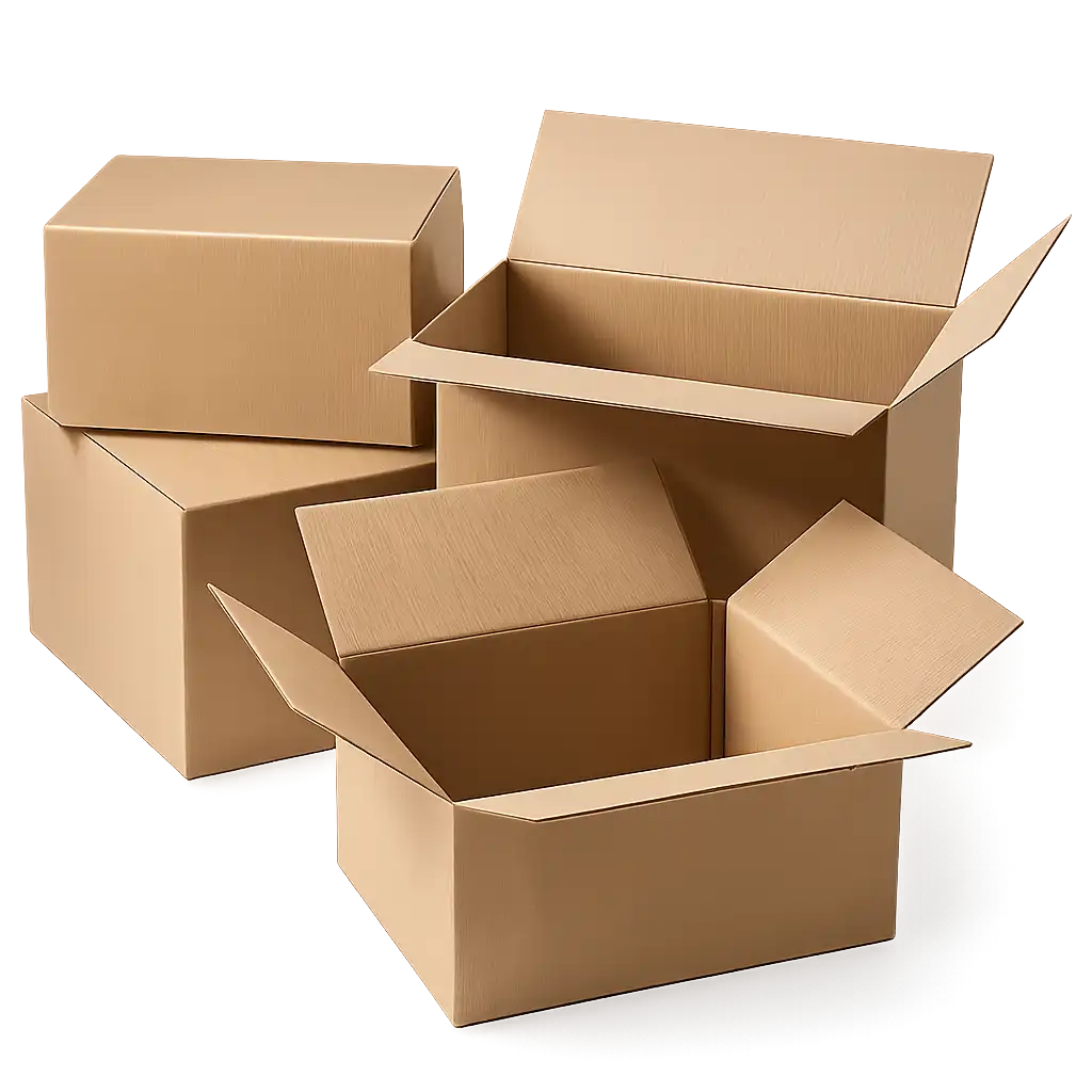 Amerikaanse Vouwdoos Golfkarton 460x360x210mm - Enkelvoudig Bruin (25 stuks)
