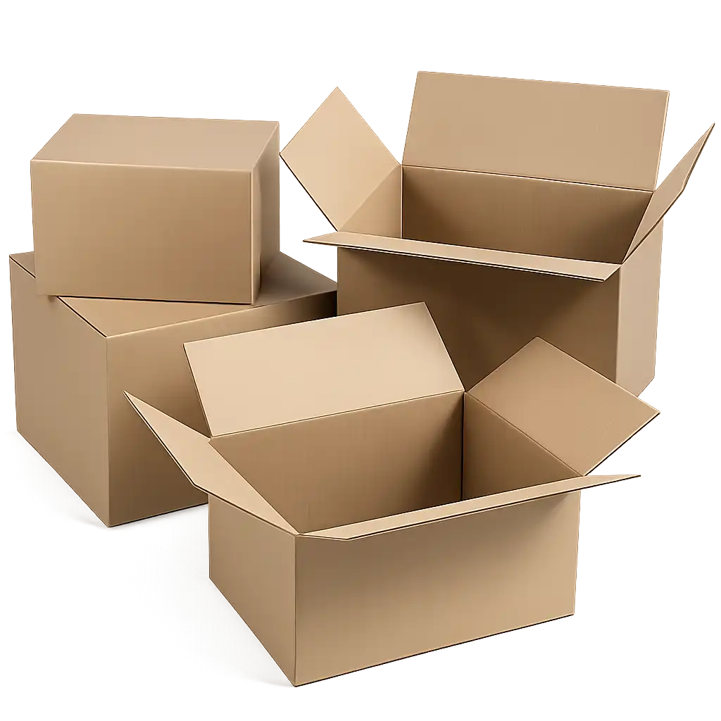 Amerikaanse Vouwdoos Dubbele Golf 620x320x350mm - Stevige Bruine Golfkarton verpakking (10 stuks)