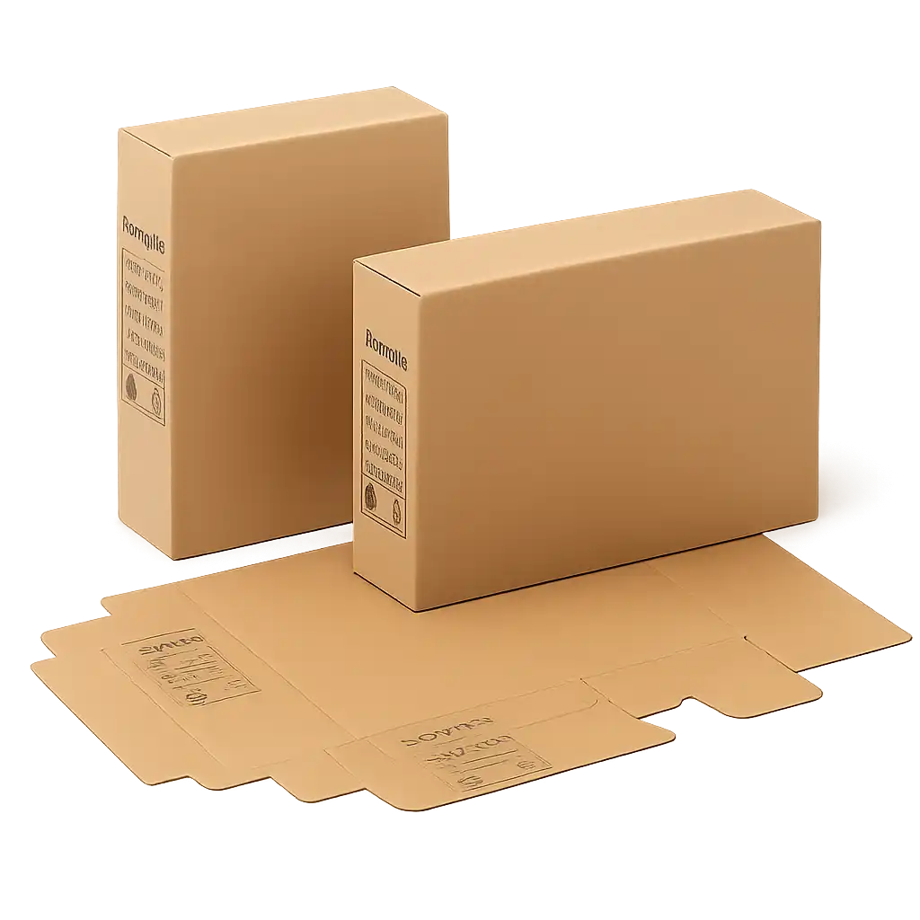 Bruine A4 Archiefdoos 320x230x80 mm - Voor een Georganiseerd Archief