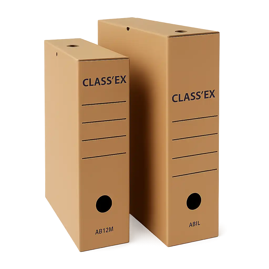 Bruine A4 Archiefdoos 345x251x80 mm voor Perfecte Documentopslag