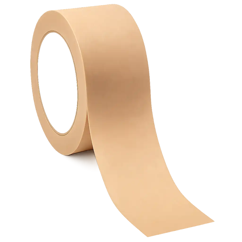Bruine Dozensluittape 50mm x 50m - Hotmelt Papier Tape voor Sterke Verpakking (6 stuks)