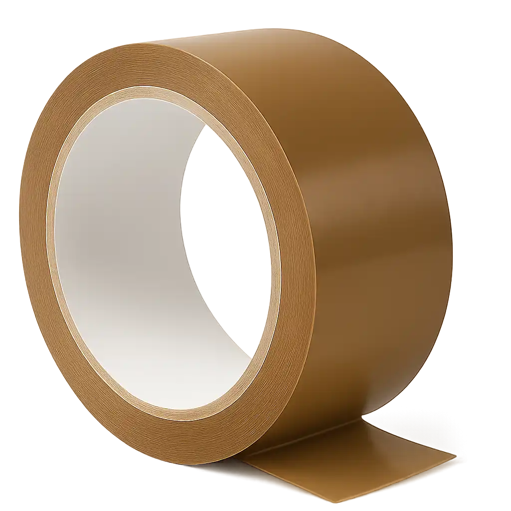 Duurzame Dozensluittape 48mm - 66m Bruin PP voor Sterke Verpakking (6 stuks)