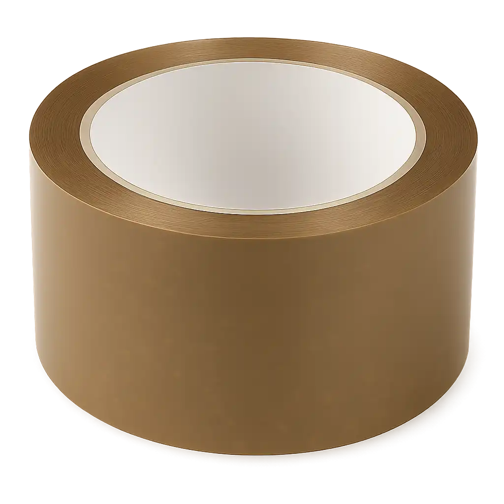 Versterkte Bruine Dozensluittape - 50mm x 66m van PP voor Professioneel Gebruik (6 stuks)