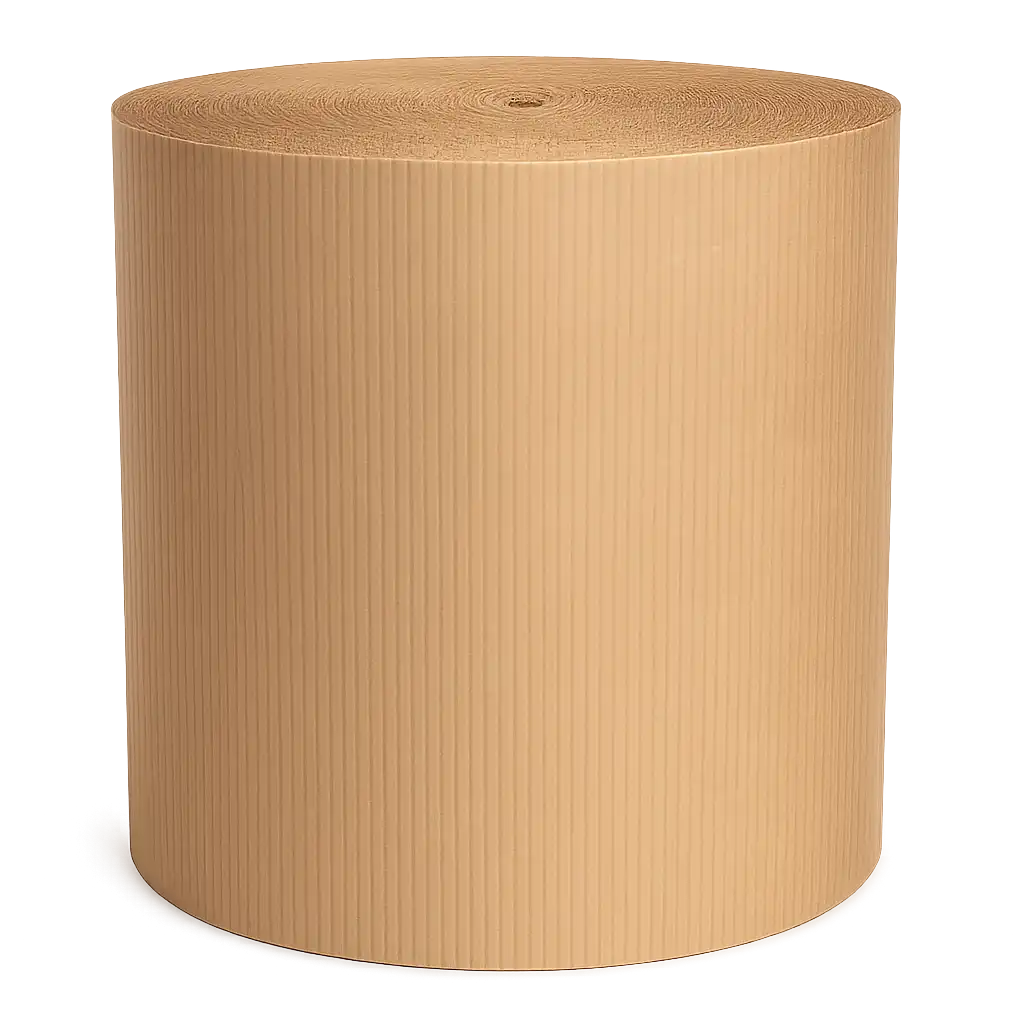 Enkelzijdig golfkarton 350 g/m² 1600 mm - 50 meter rol