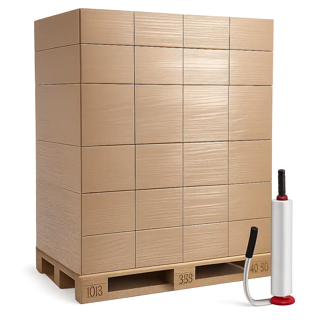 Transparante Handrol Stretchfolie 45cm - 170m - 35my LLDPE voor Optimaal Beschermen en Verpakken (6 stuks)