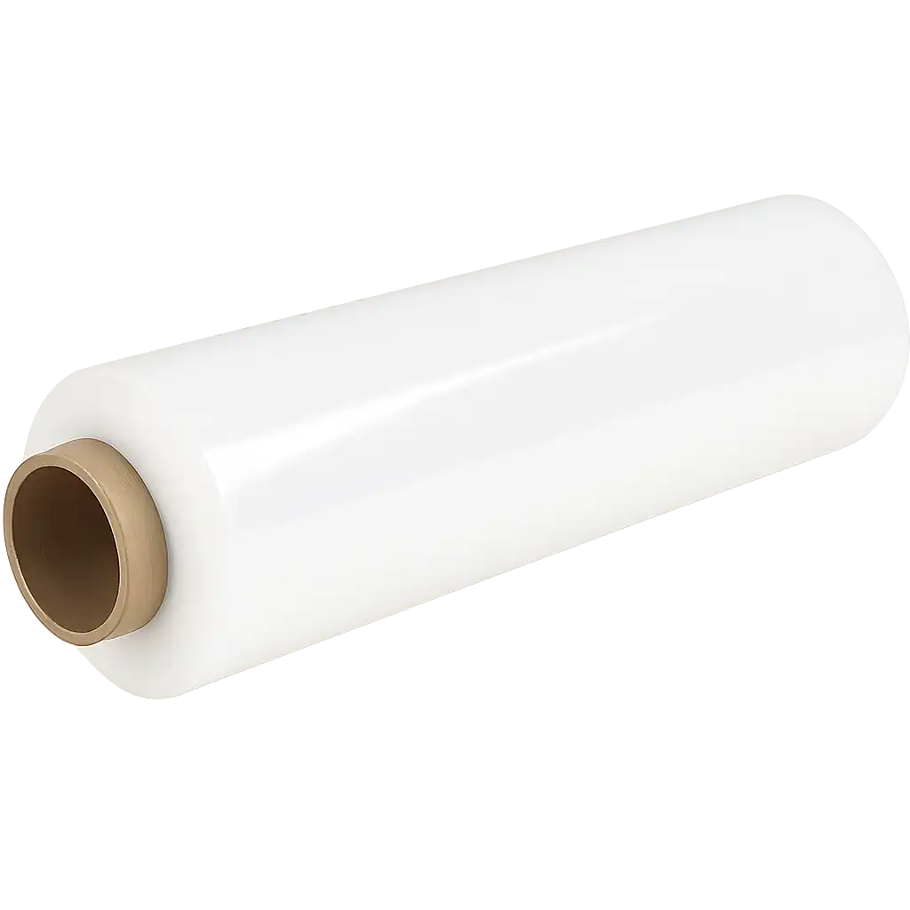 Handrol Stretchfolie 50cm x 300m - LLDPE, 23my - Wit Kwaliteit (6 stuks)