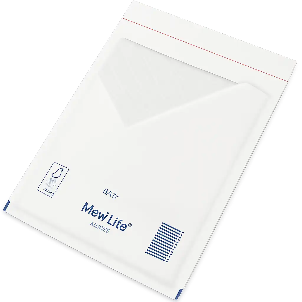 Mail Lite Luchtkussenenvelop Wit 200x275mm - 92 g/m² Bescherming voor Verzending