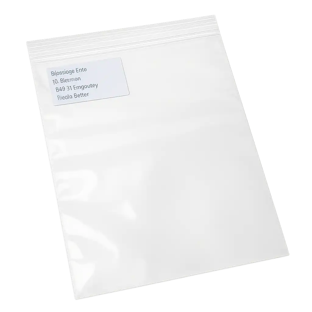 Transparante Minigrip Zak 19x25cm - 60my LDPE Bescherming en Opslag (1000 stuks)