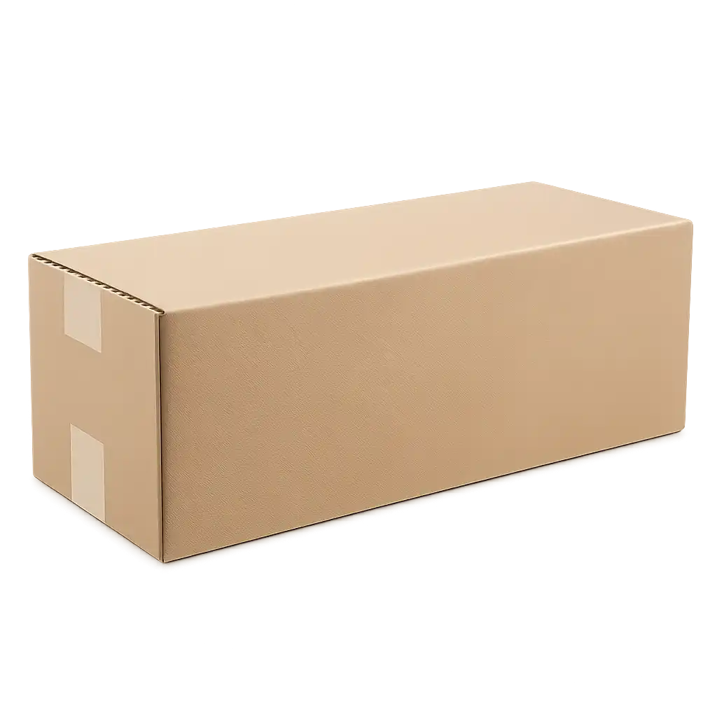 Verzenddoos voor 1 Fles - Golfkarton 380x130x115mm (25 stuks)