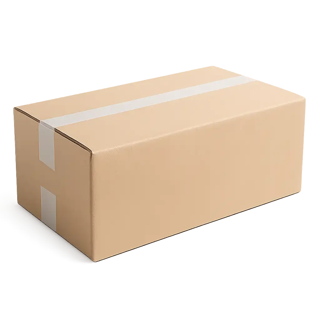 Golfkartonnen Omdoos voor 2 Flessen - 380x213x115mm (25 stuks)
