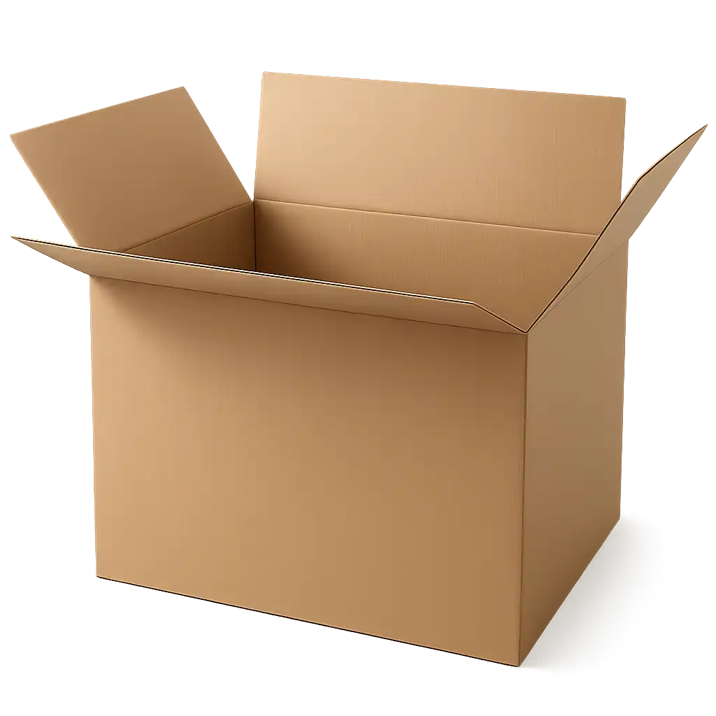 Robuuste Palletdoos van Dubbel Golfkarton - 118x78x78 cm - Bruin