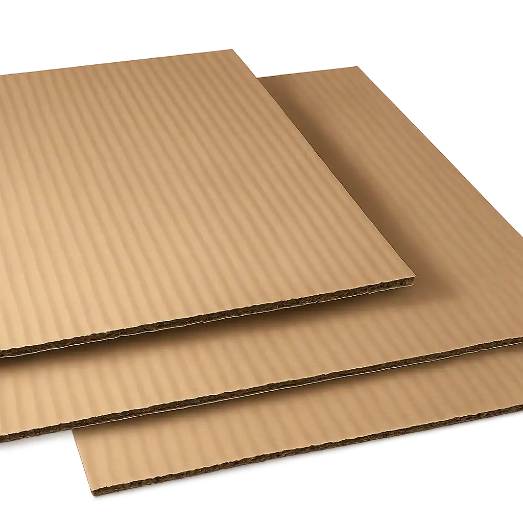 Bruine Golfkarton Palletplaat 1160x960mm - Duurzaam en Versterkt