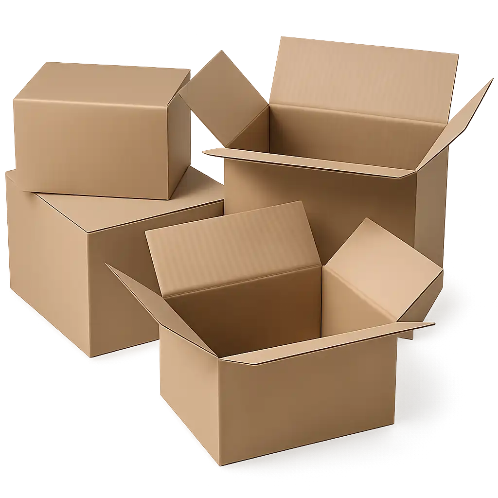 Vouwdoos Bruin Golfkarton 310x220x250mm - Perfect voor Verzending (25 stuks)