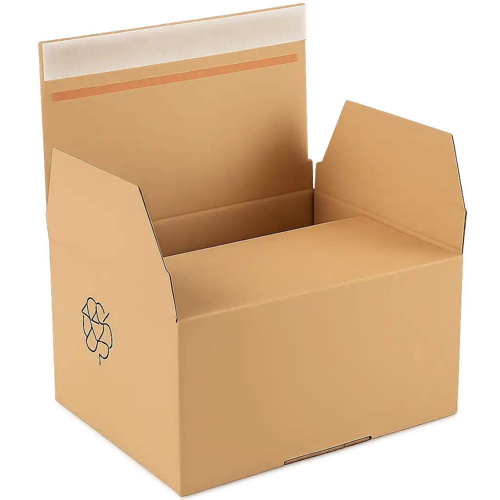 Autolockdoos - Sterke Golfkartonnen Verpakking 400x260x260mm - Bruin (10 stuks)