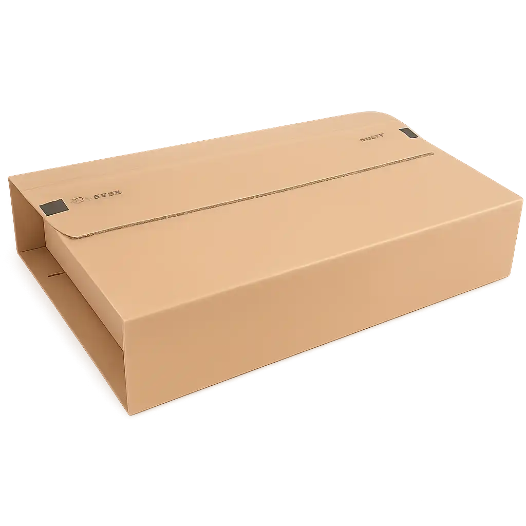 Bruine Boekverpakking van Golfkarton - 274x191x80mm (25 stuks)