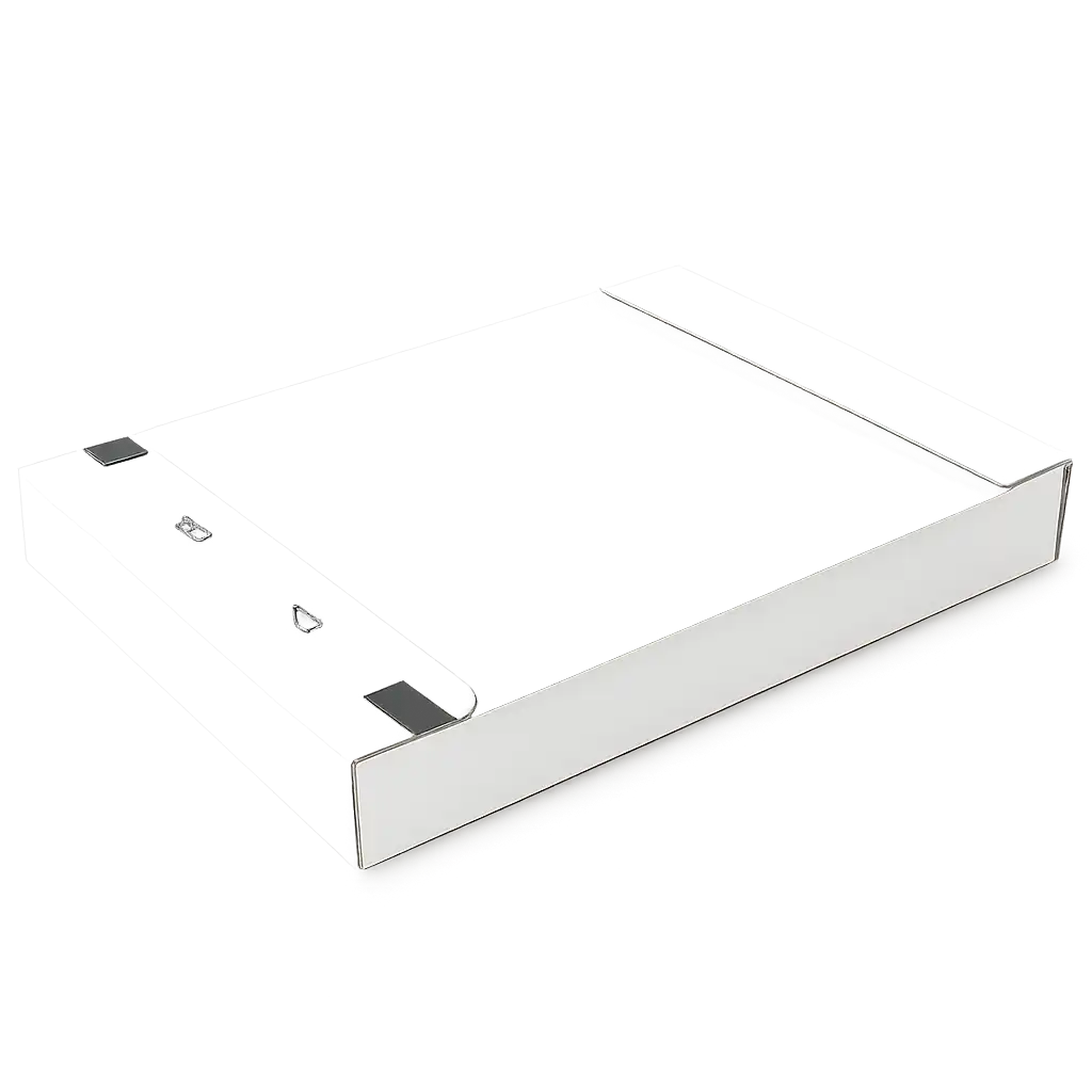 A5 Brievenbusdoos - Sterk Golfkarton, Perfect voor Verzendingen 260x170x28mm, Wit (25 stuks)