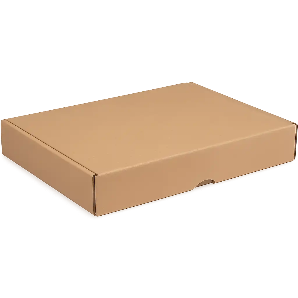 Verzenddoos A5 - Sterk Golfkarton in Bruin (220x155x28mm) met Klep - (50 stuks)