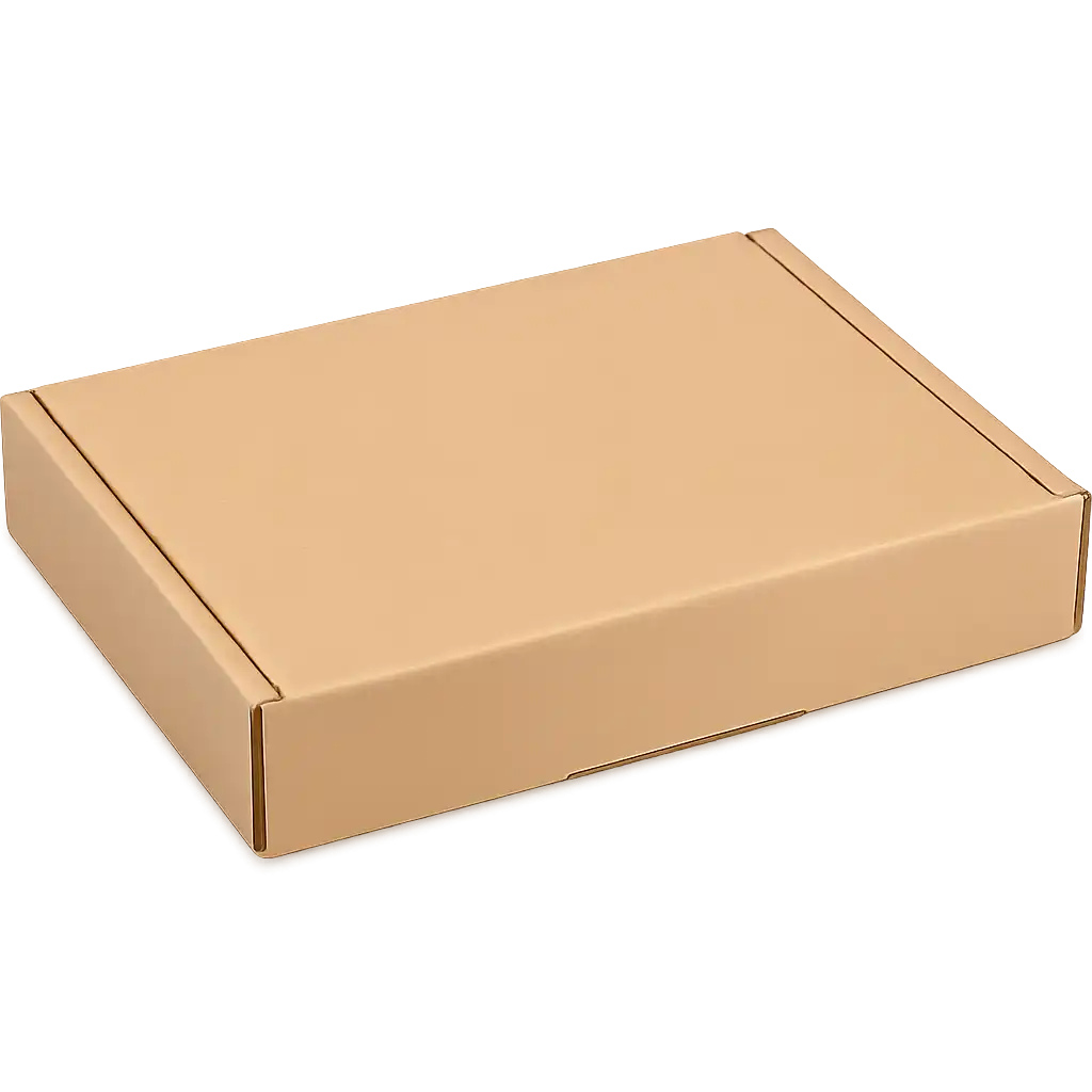 A6 Verzenddoos met Klep - Bruin Golfkarton (180x115x28mm) (50 stuks)
