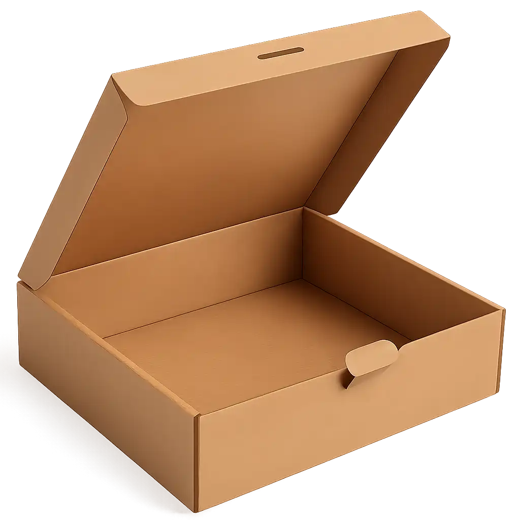Vouwdoos Bruin 300x240x100mm - Enkel Golf Karton Met Insteekklep (50 stuks)