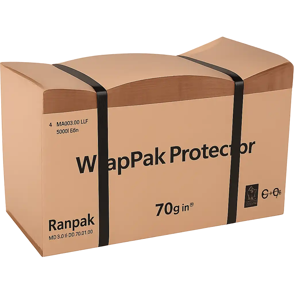 WrapPak Bruin Papier Vulmateriaal - 360m x 38cm voor Verpakking Veiligheid
